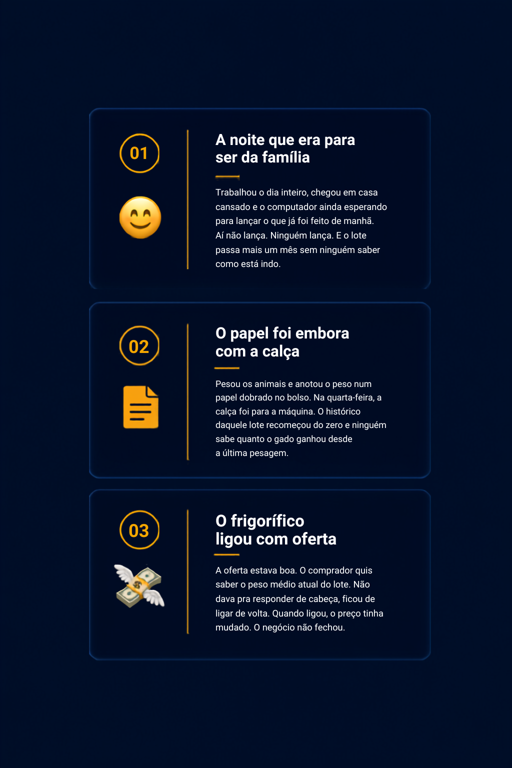 O que acontece hoje